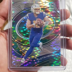 Justin Herbert Cosmic Serial Numbered  card